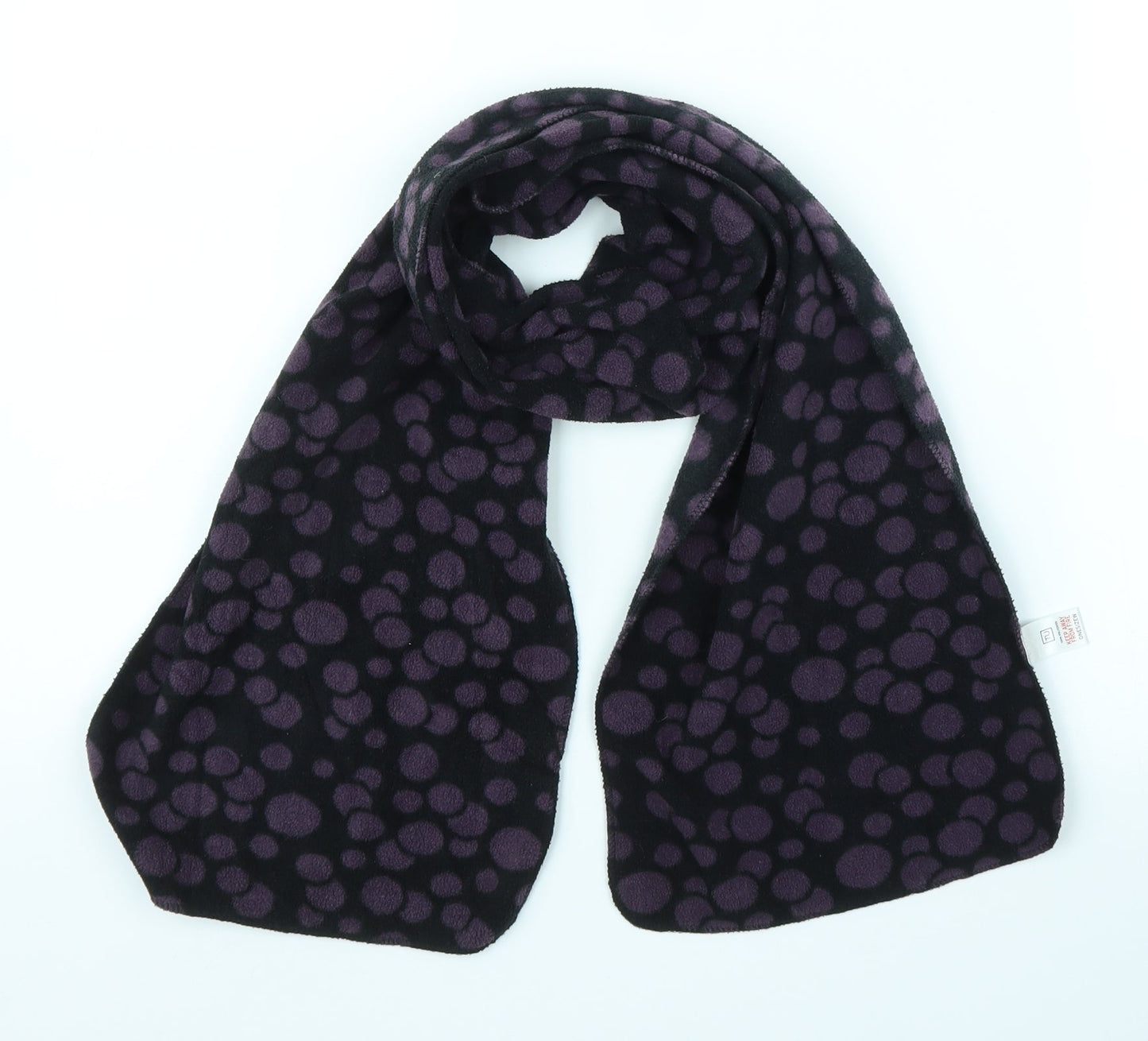 TU Unisex Purple Polka Dot Scarf