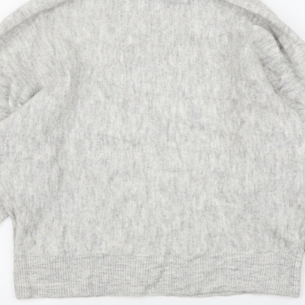 H&M Womens Grey Pullover Jumper Size XS