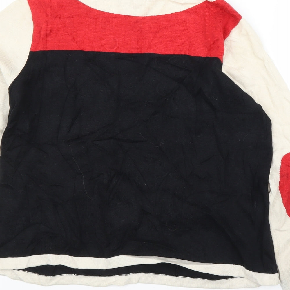 H&M Womens Black Pullover Jumper Size 10