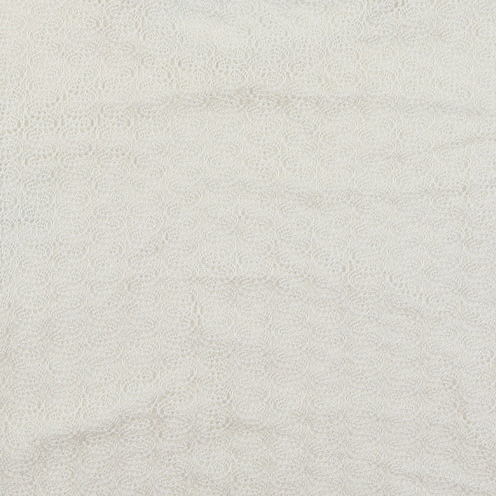Ann Brooks Womens White Basic T-Shirt Size 16