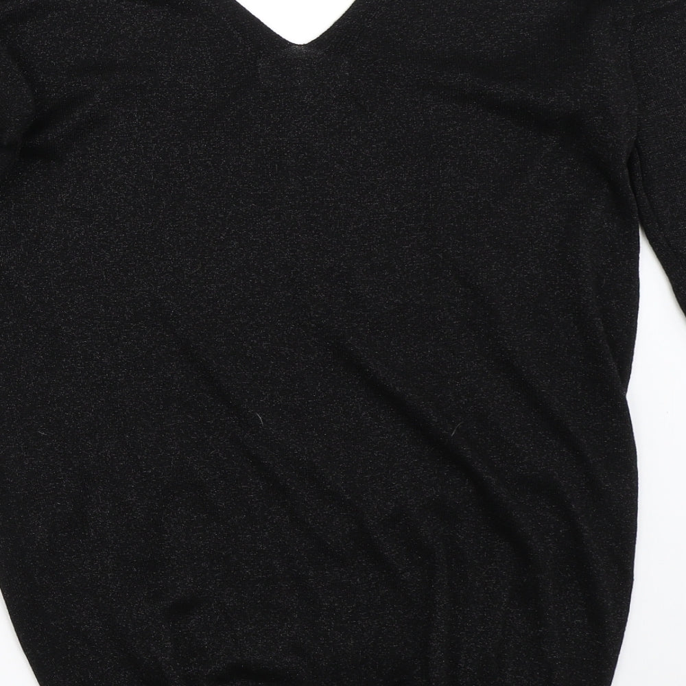 NEXT Womens Black Pullover Jumper Size 10