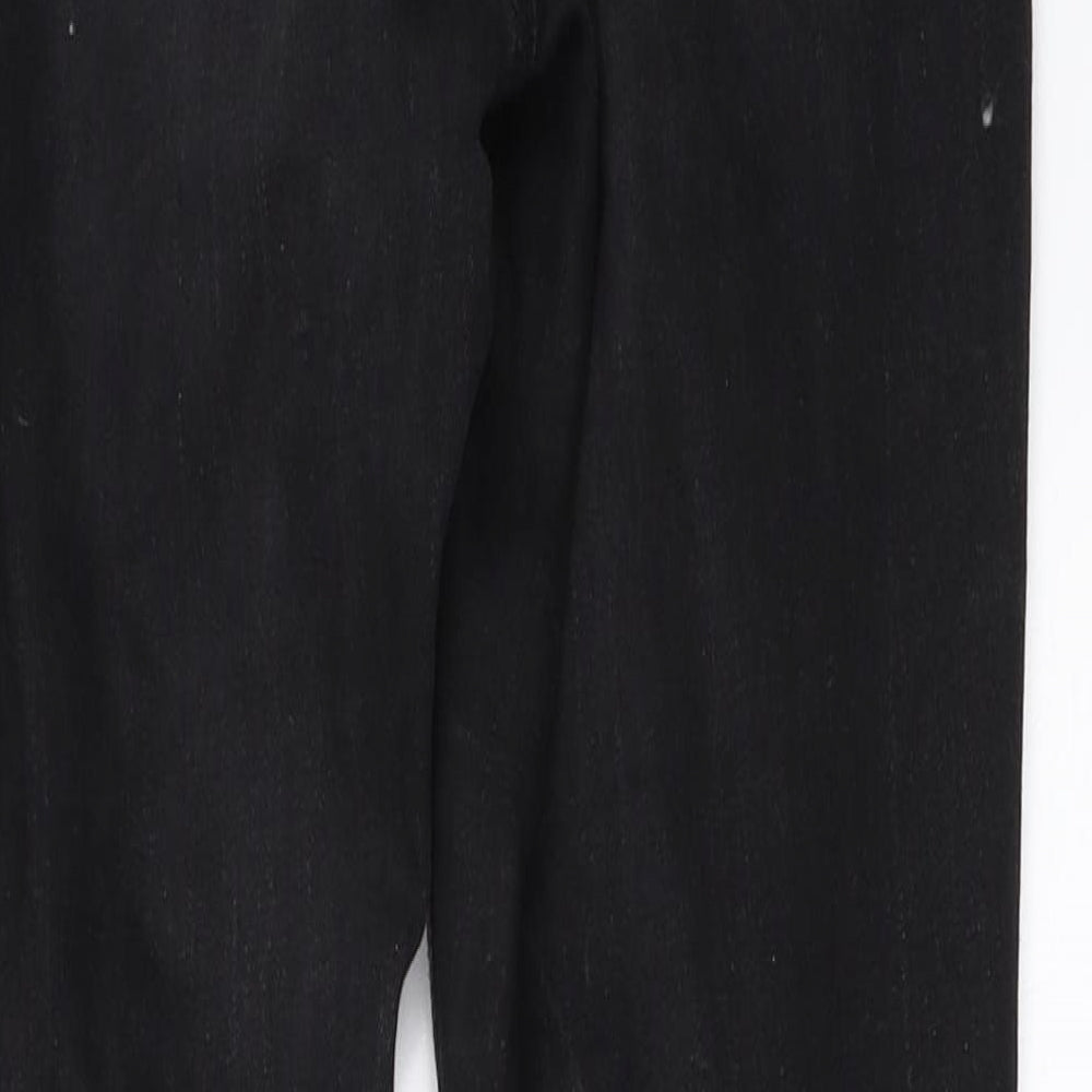 Missguided Womens Black Denim Skinny Jeans Size 10 L28.5 in