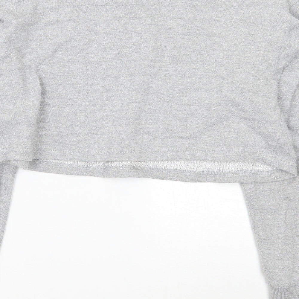 Missguided Womens Grey Pullover Jumper Size 14