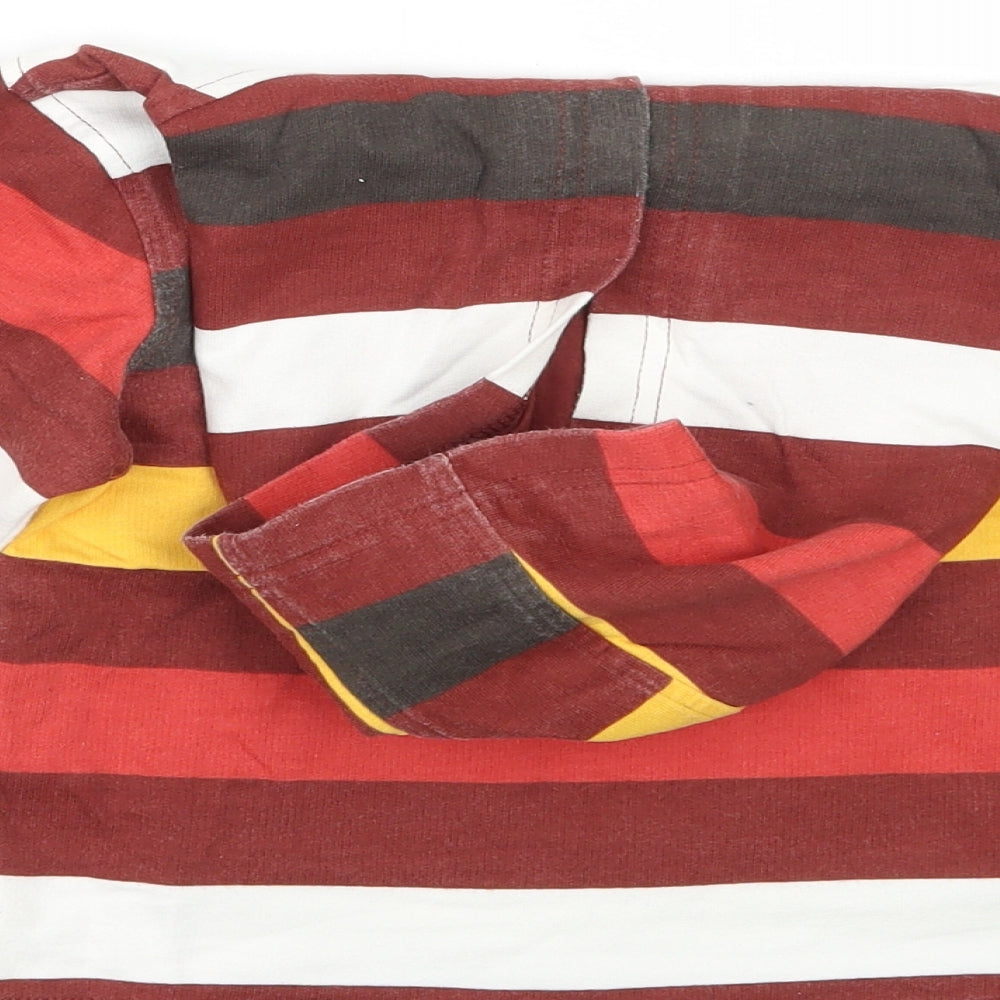 George Boys Brown Striped Pullover Hoodie Size 2 Years