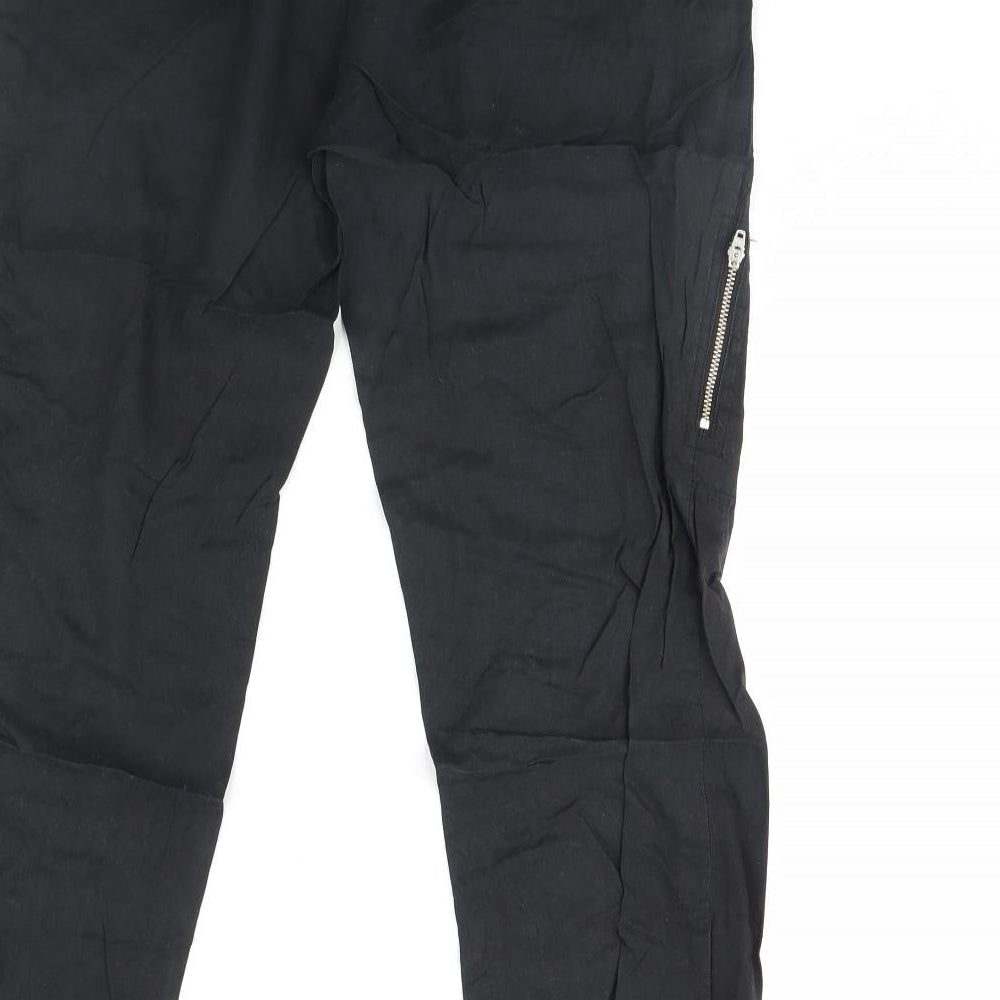 Fleur Wood Womens Black Trousers Size XS L28 in