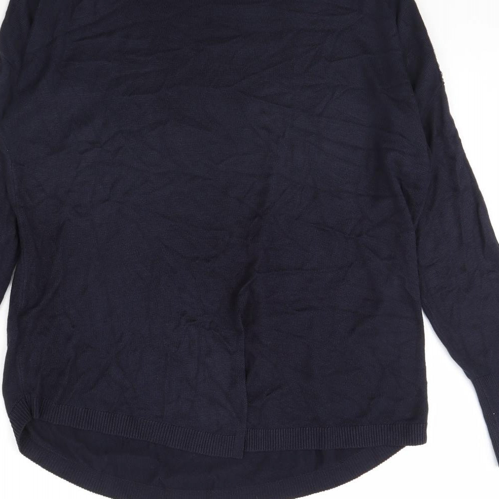 Oasis Womens Blue Pullover Jumper Size S