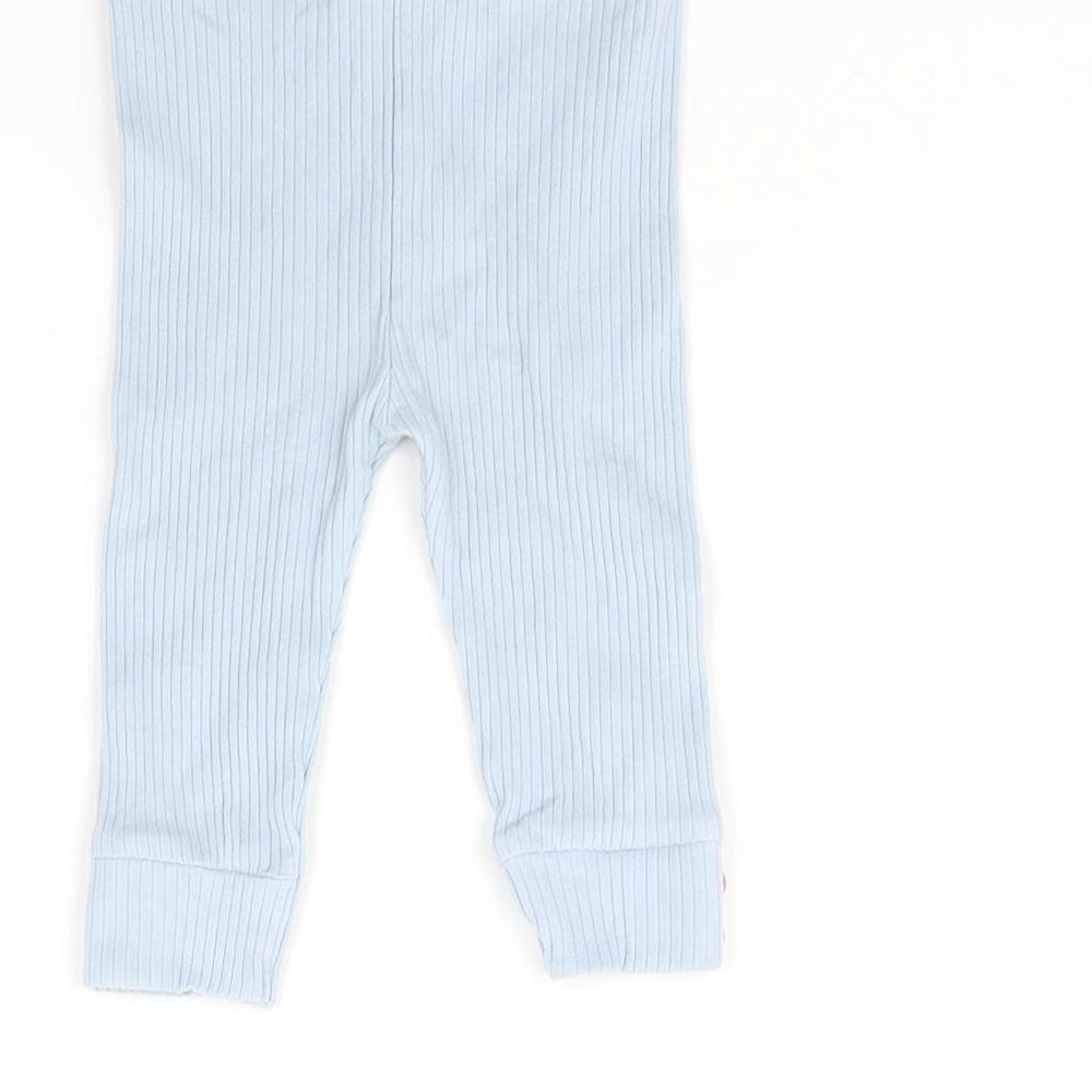 TU Girls Blue Capri Trousers Size 3-6 Months