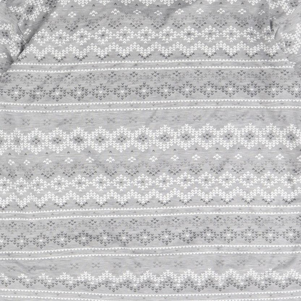 Dunnes Womens Grey Striped Pullover Jumper Size S