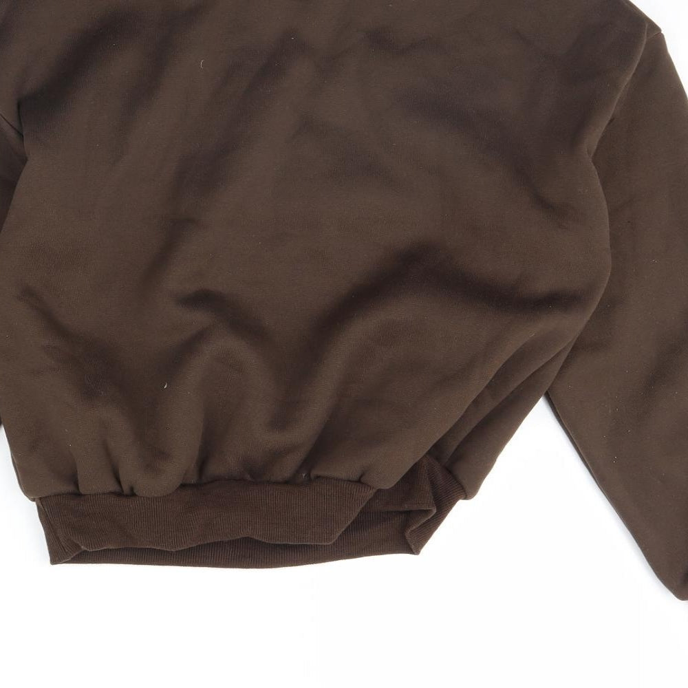 SHEIN Womens Brown Pullover Jumper Size XS