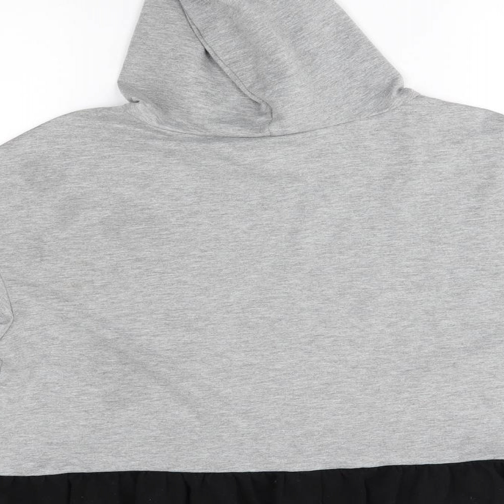 SheIn Womens Grey Pullover Hoodie Size 6