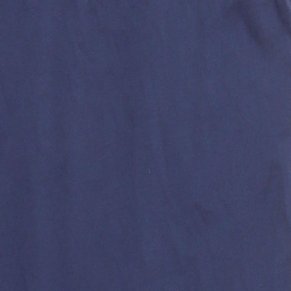 Hype Womens Blue Basic T-Shirt Size 8