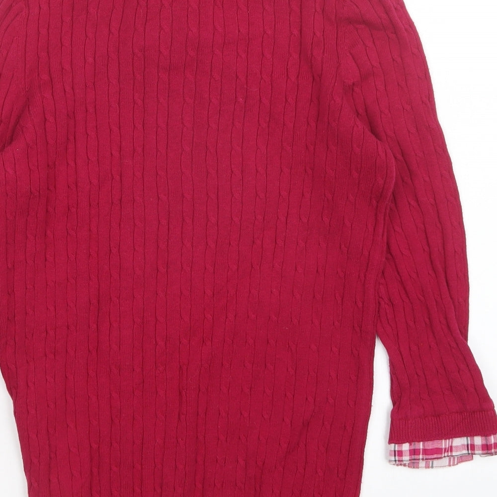 Debenhams Womens Pink Pullover Jumper Size 10