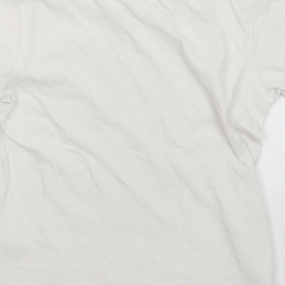 George Boys White Basic T-Shirt Size 6-7 Years