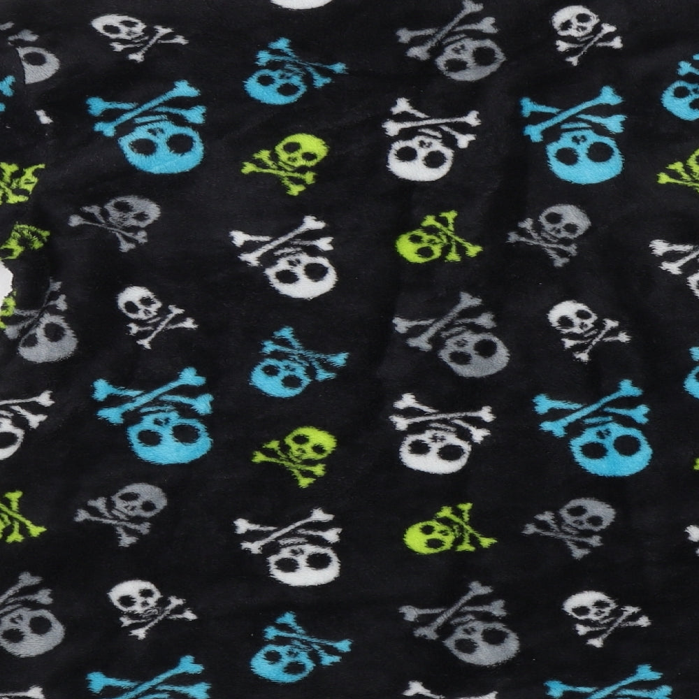 Chill Out Boys Black Pyjama Top Size 10-11 Years - Skull Print