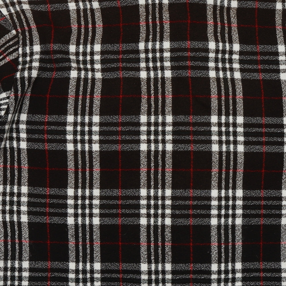 ABC Collection Mens Brown Check Button-Up Size XL