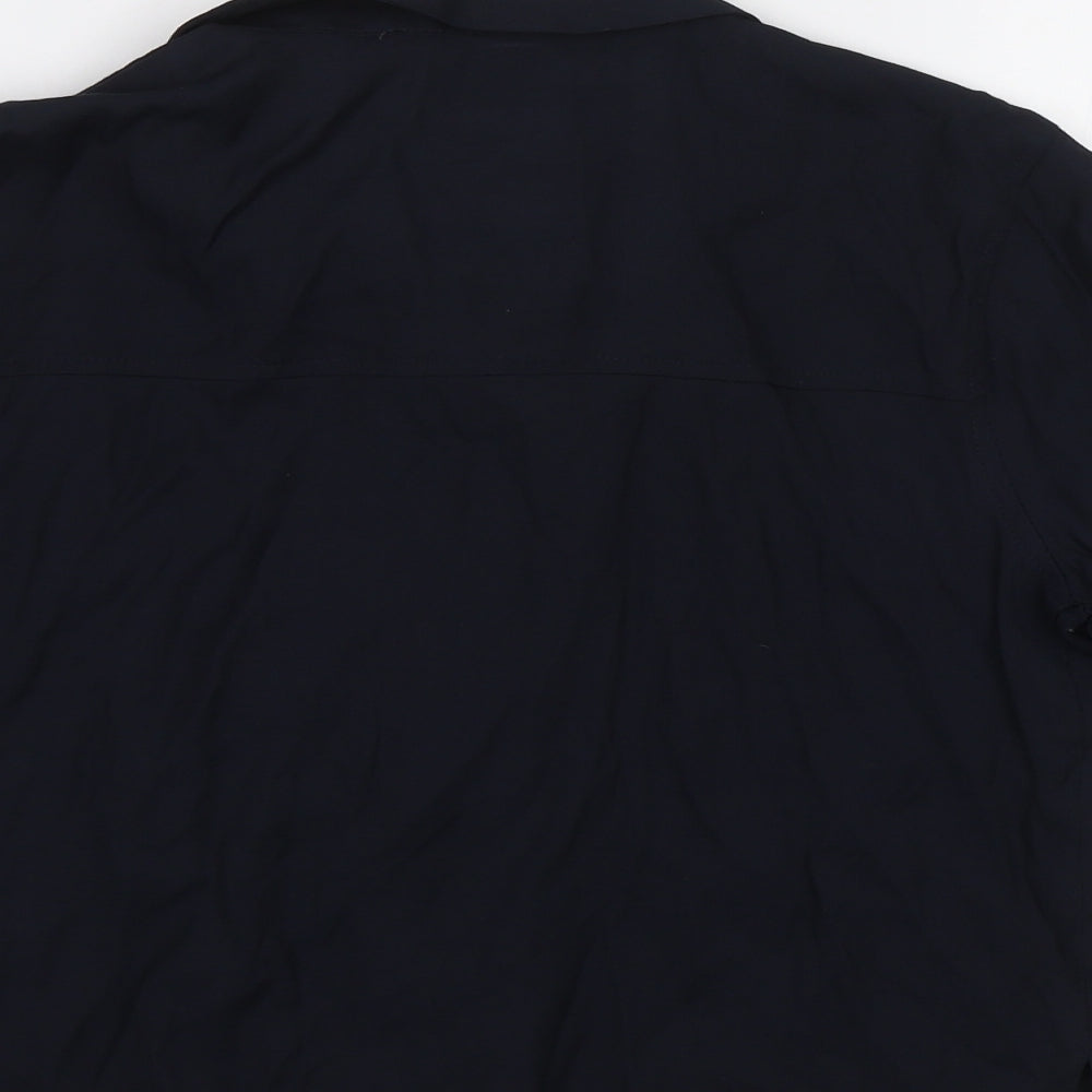 Primark Womens Blue Basic Button-Up Size 8