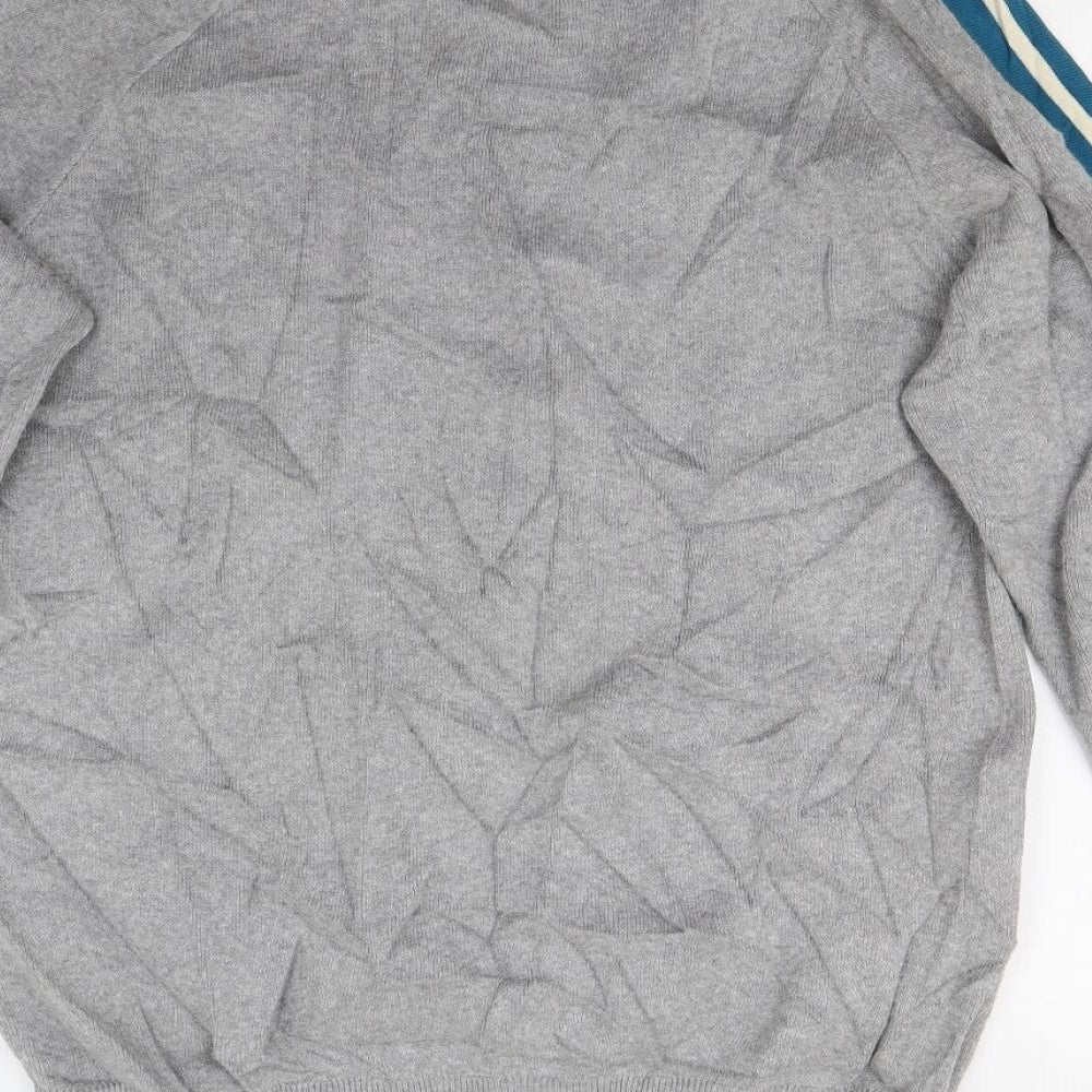 Matalan Mens Grey Knit Pullover Jumper Size L
