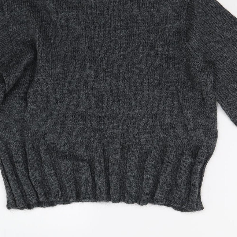 Sasha Womens Grey Knit Pullover Jumper Size XL