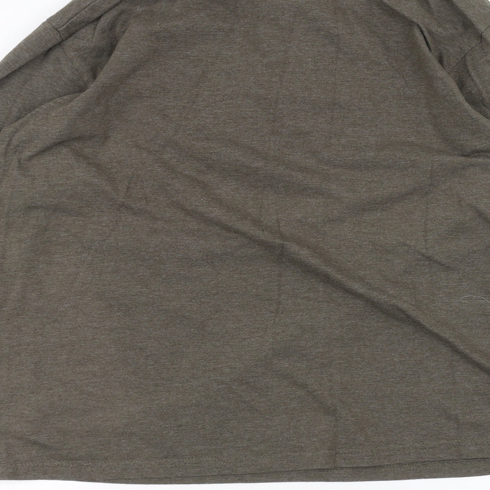Atlas Womens Green Basic T-Shirt Size S