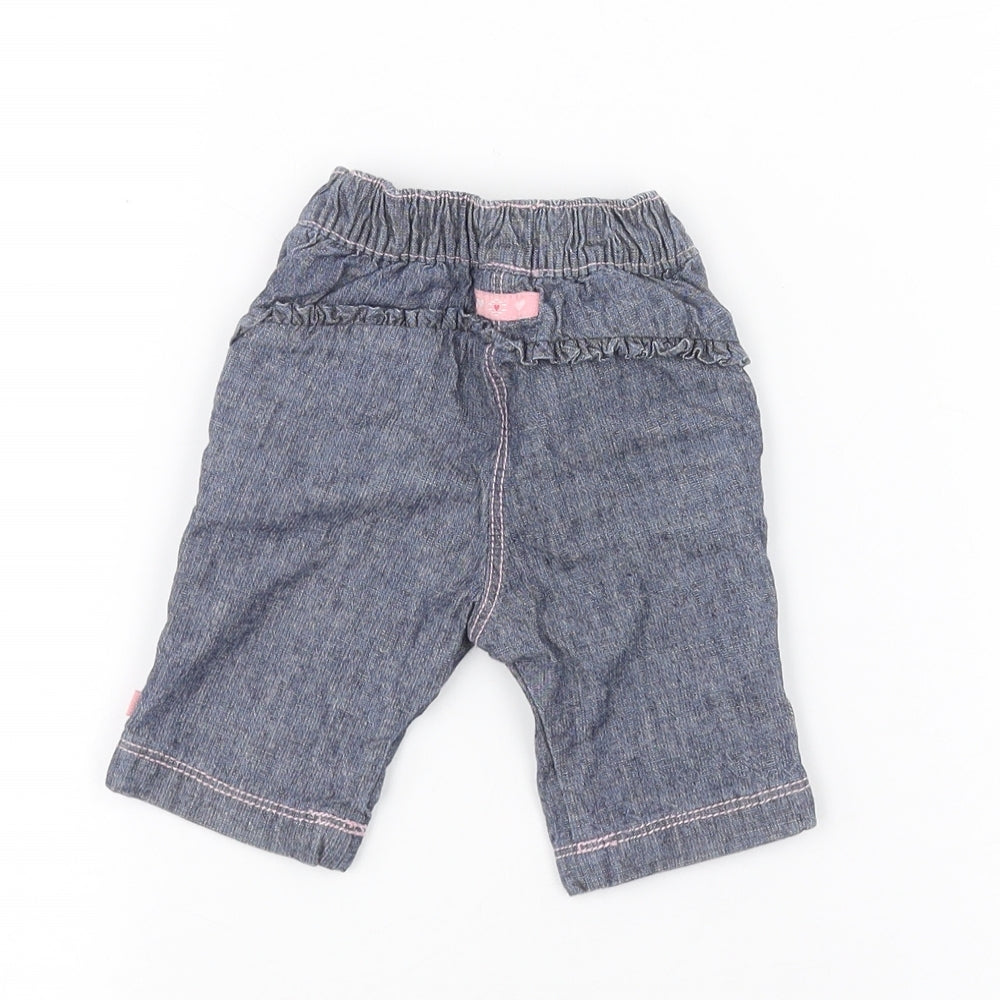 TU Baby Blue Jeans Size 0-3 Months