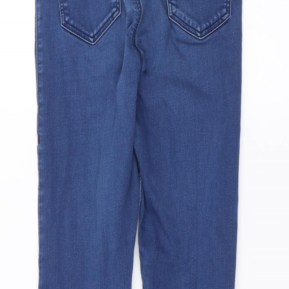 Topshop Womens Blue Denim Skinny Jeans Size 27 L30 in