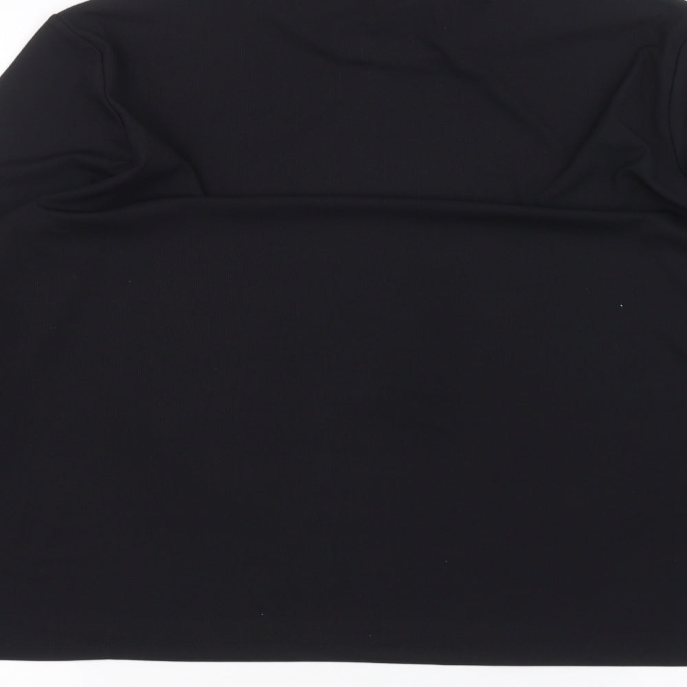Preworn Womens Black Basic T-Shirt Size M