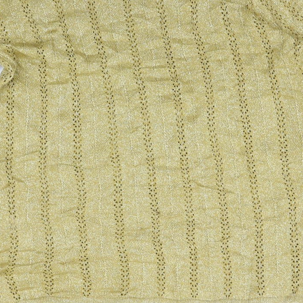 Marks & Spencer Womens Gold A-Line Size 12