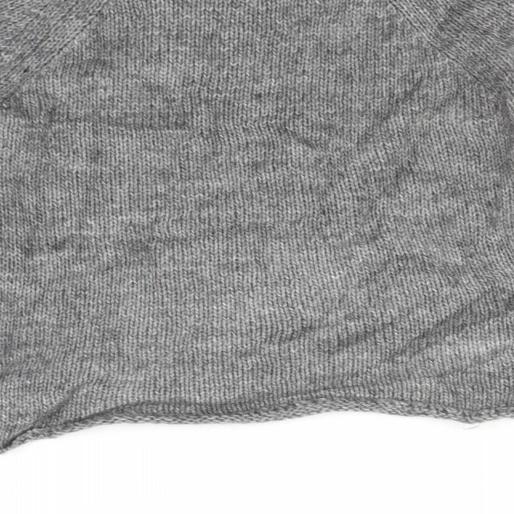 native Youth Womens Grey Pullover Jumper Size M