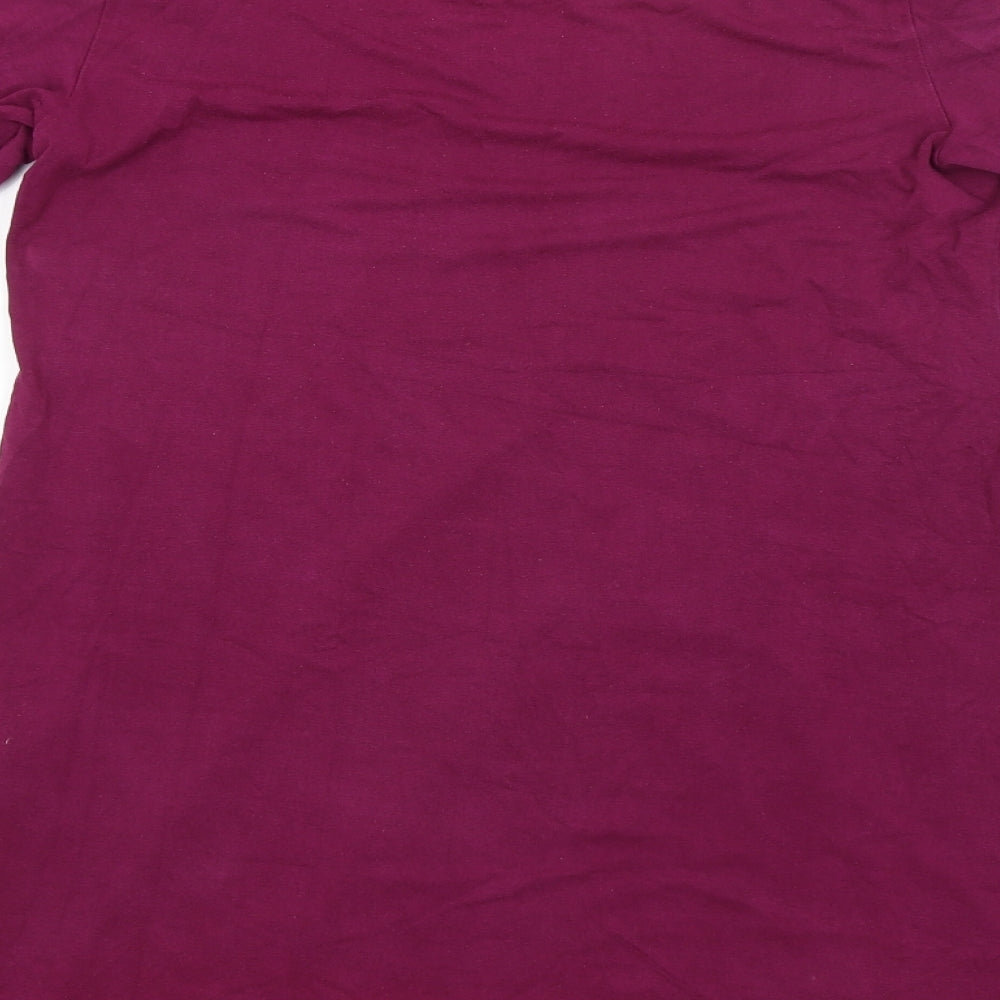 Preworn Womens Purple Basic Blouse Size S