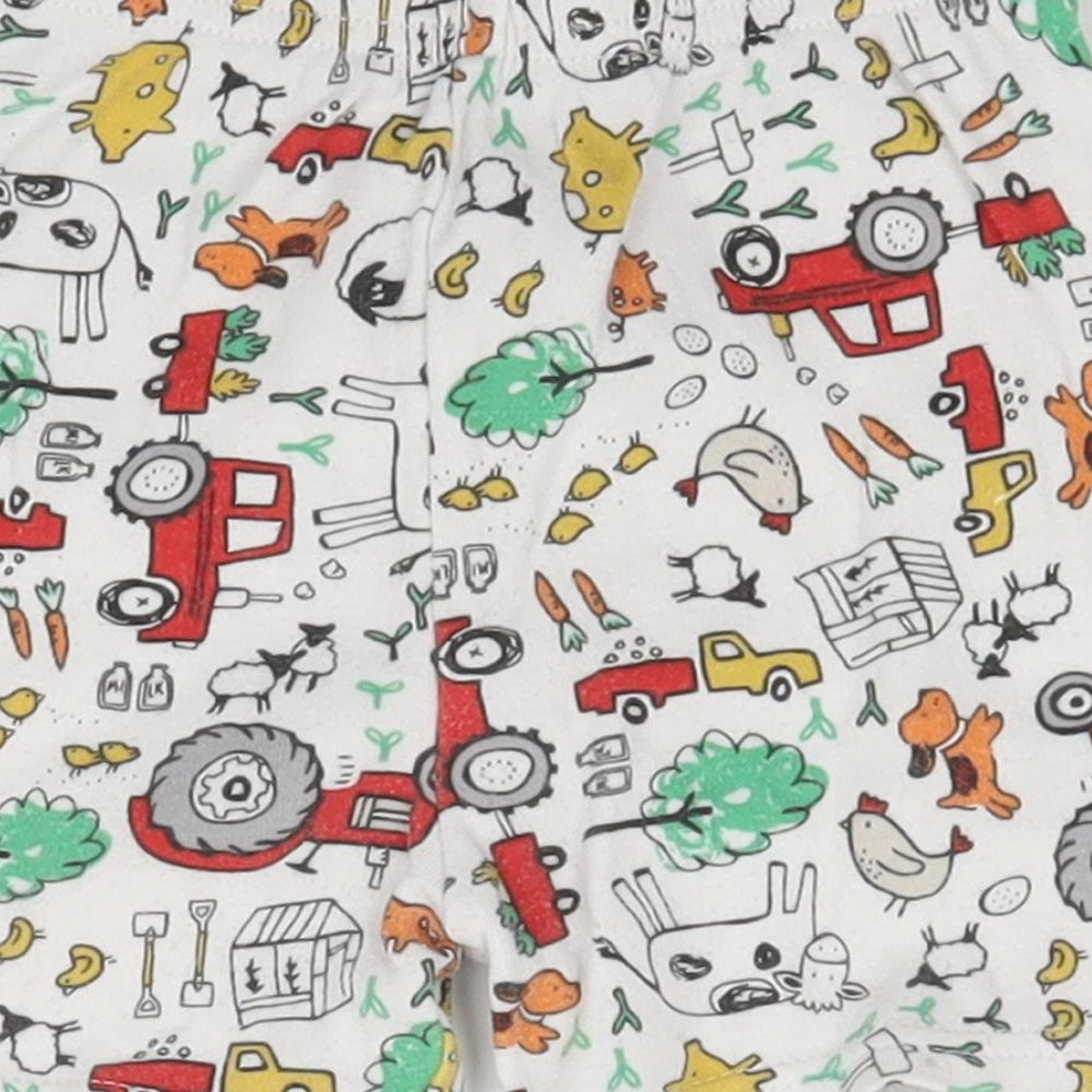 George Baby Multicoloured Jogger Leggings Size 9-12 Months - Farm Animals