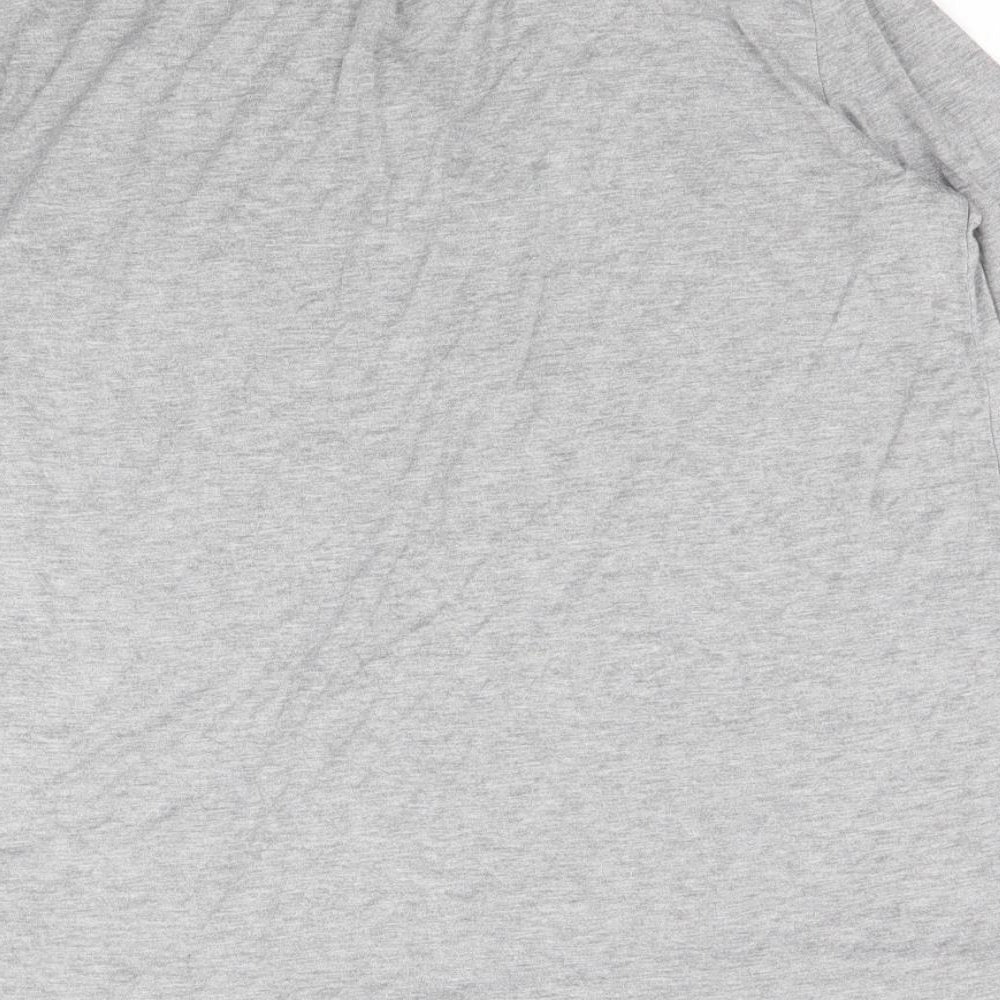 Cable & Gauge Womens Grey Basic T-Shirt Size M