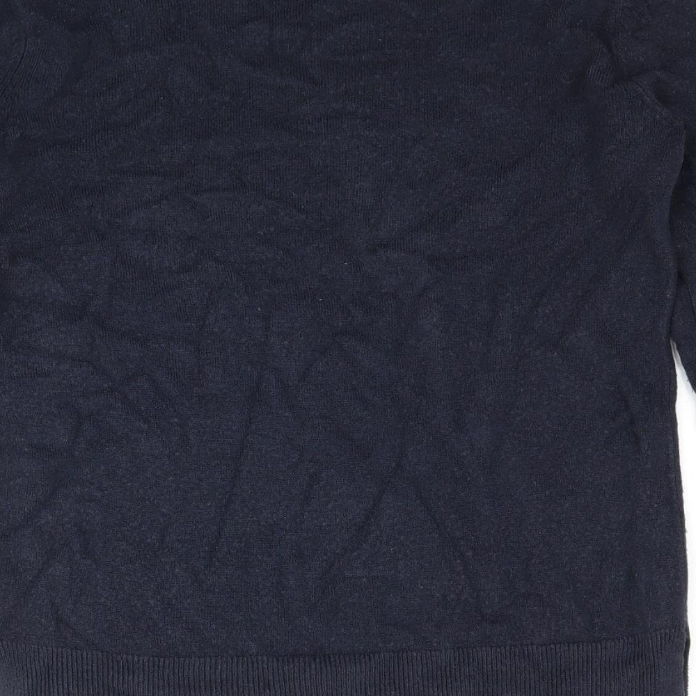 Marks & Spencer Womens Blue Knit Pullover Jumper Size 8
