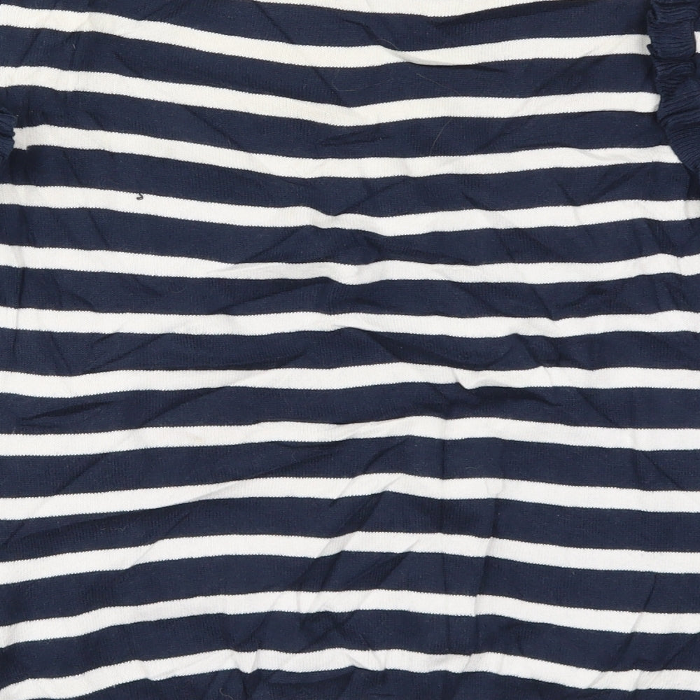 Atmomsphere Womens Blue Striped Knit Pullover Jumper Size 12