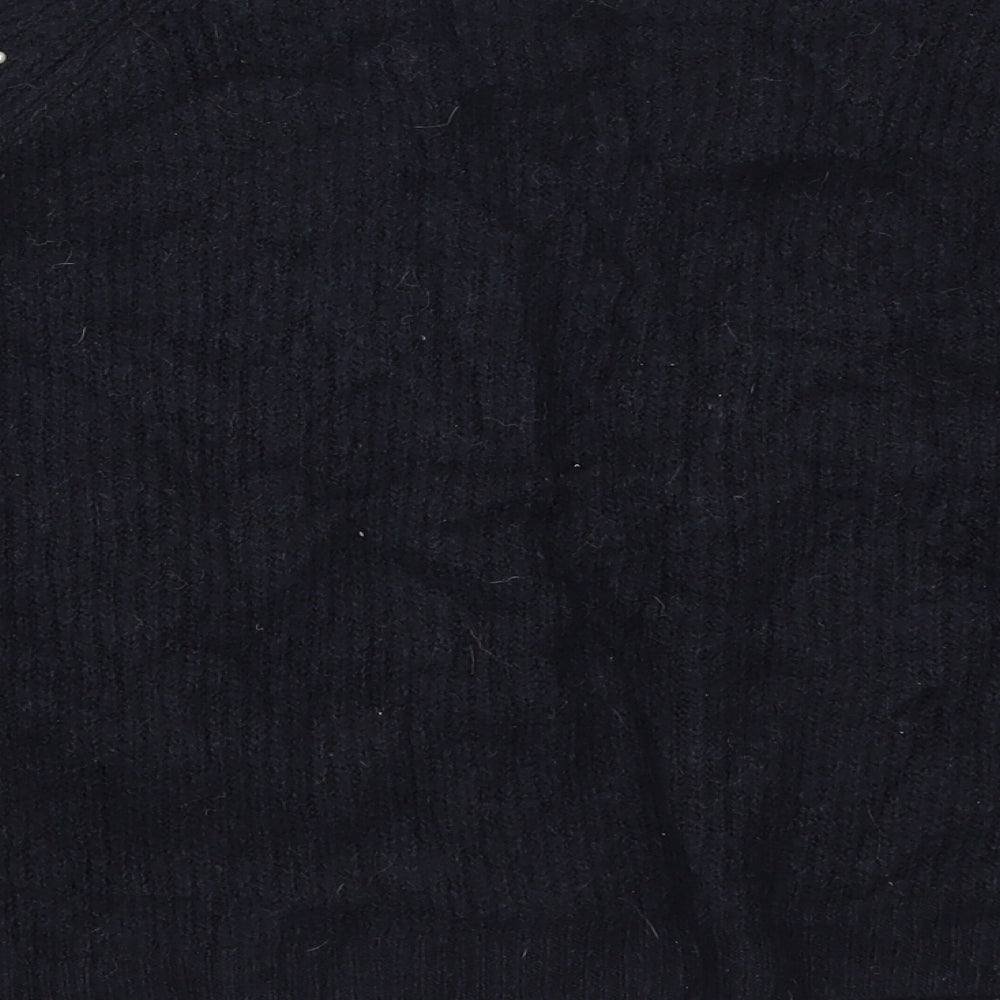 Marks & Spencer Womens Blue Knit Cardigan Jumper Size S