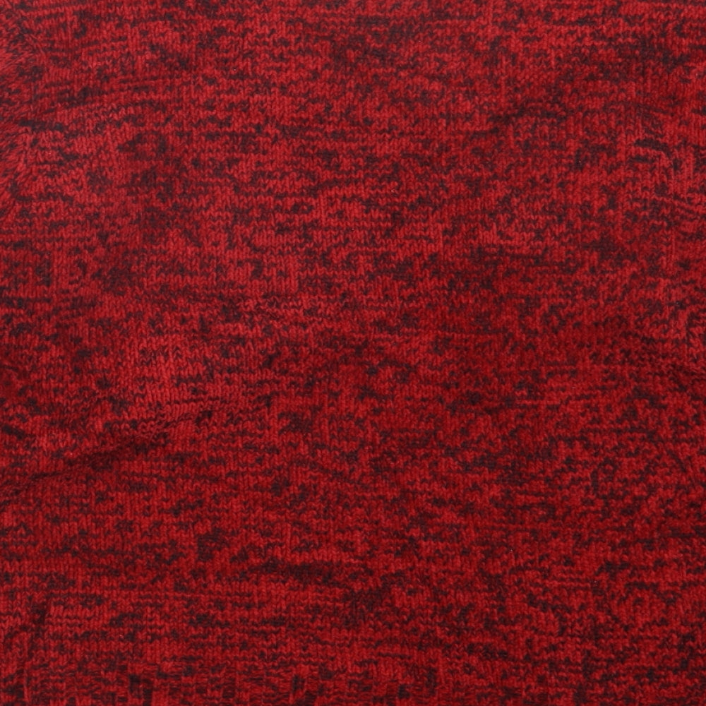 Damart Womens Red Knit Pullover Jumper Size 8