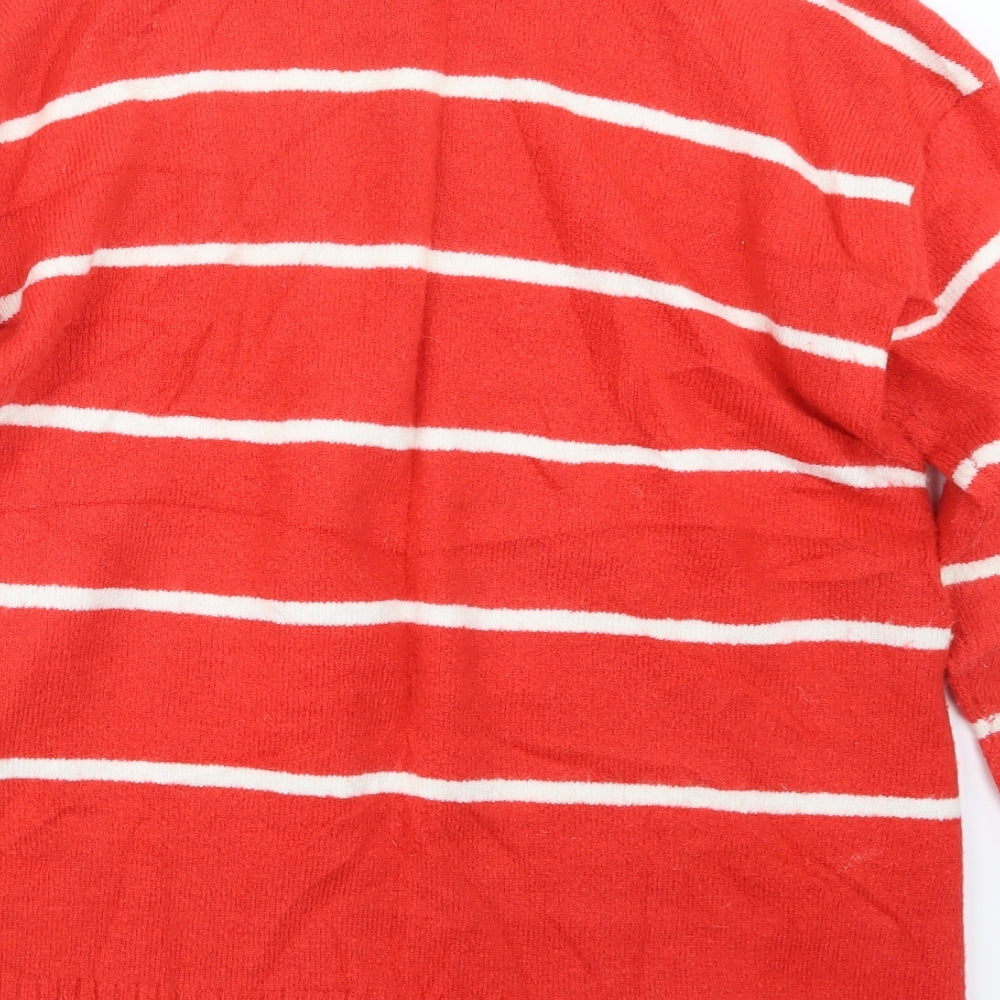 Marks & Spencer Womens Red Knit Pullover Jumper Size M