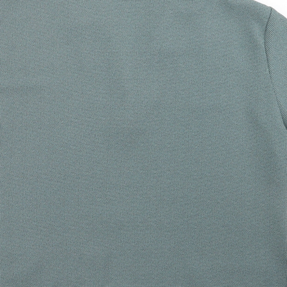 Meghan Womens Green Basic Button-Up Size 16