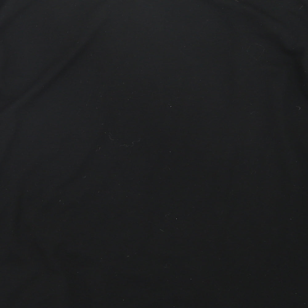 Zanzea Womens Black Basic T-Shirt Size L