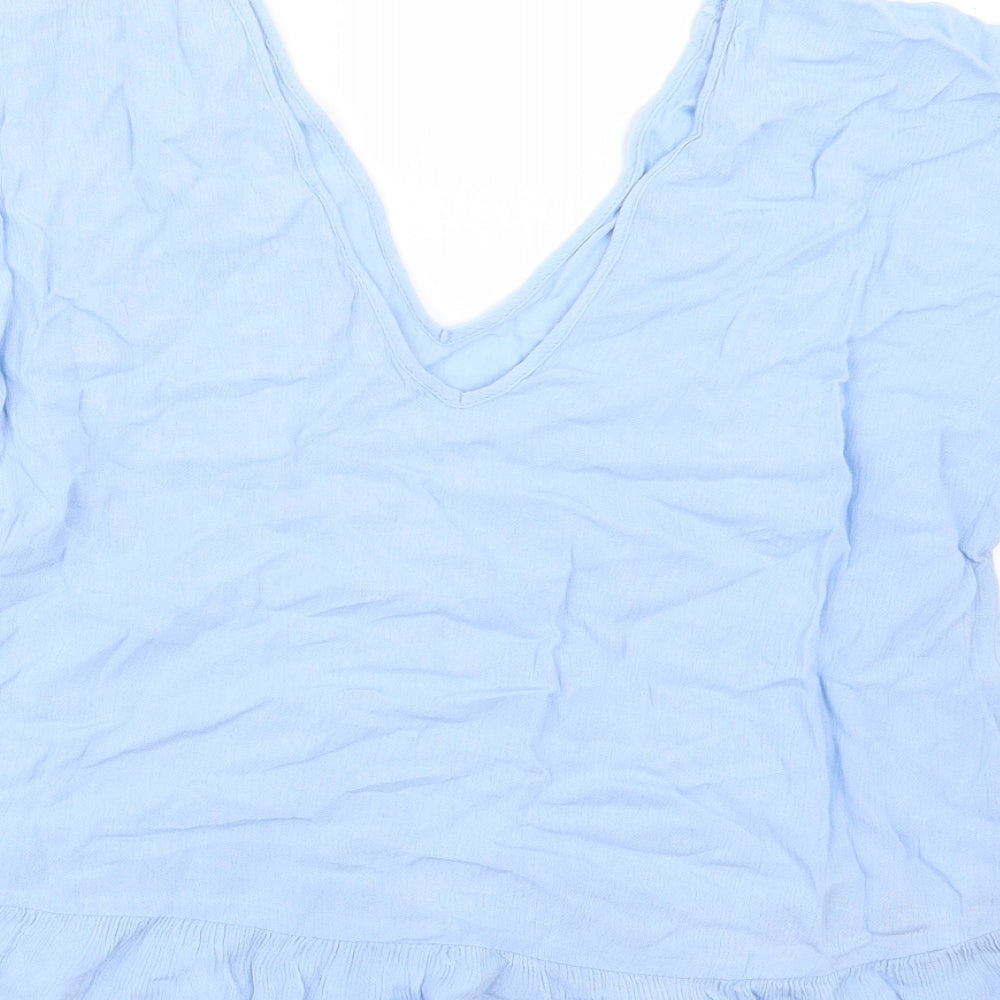 ASOS Womens Blue Basic Blouse Size 10