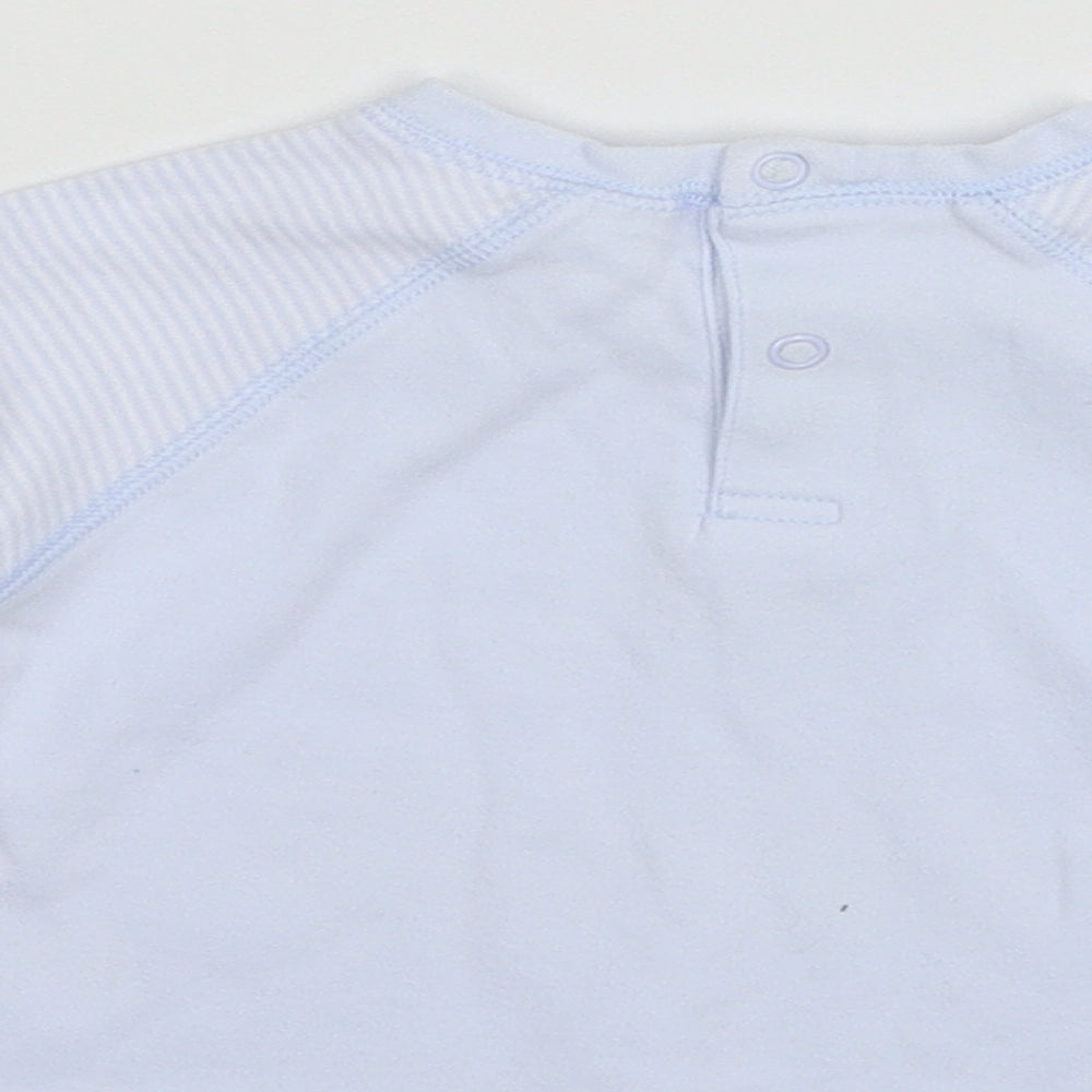 NEXT Baby Blue Jersey Basic T-Shirt Size 3-6 Months