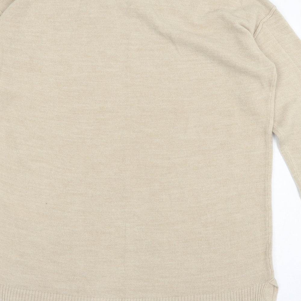 Principles Womens Beige Knit Pullover Jumper Size 8