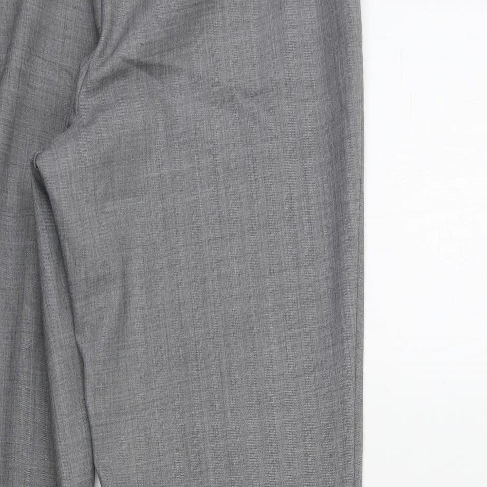 Preworn Womens Grey Trousers Size 32 in L27 in