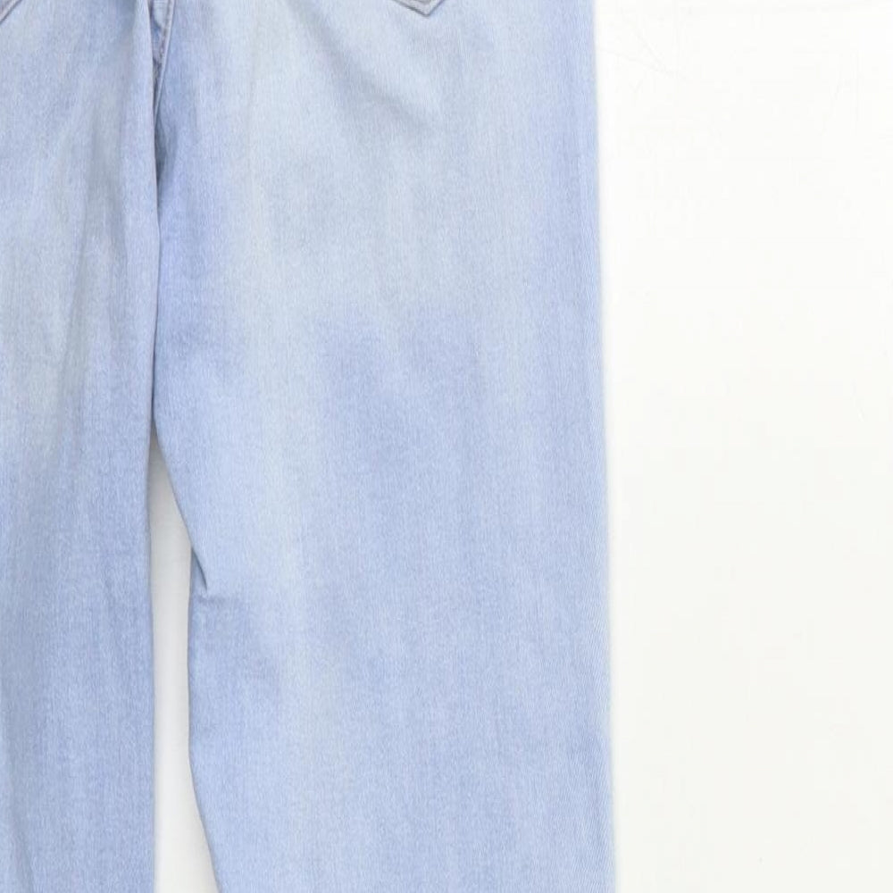 H&M Womens Blue Denim Skinny Jeans Size 10 L30 in