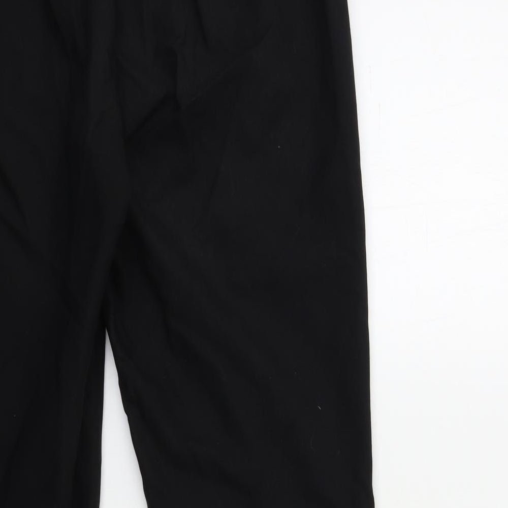 Preworn Womens Black Trousers Size 32 in L27 in