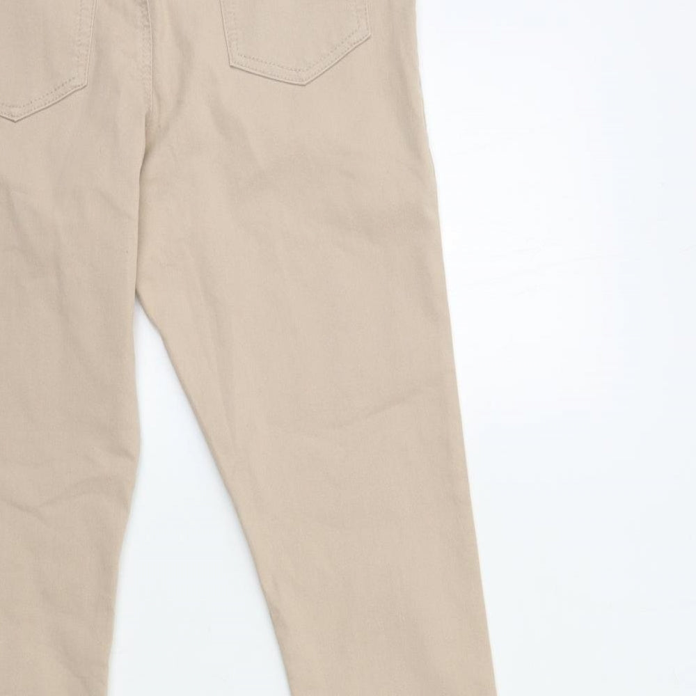 Womens Beige Denim Jegging Jeans Size 28 in L28 in