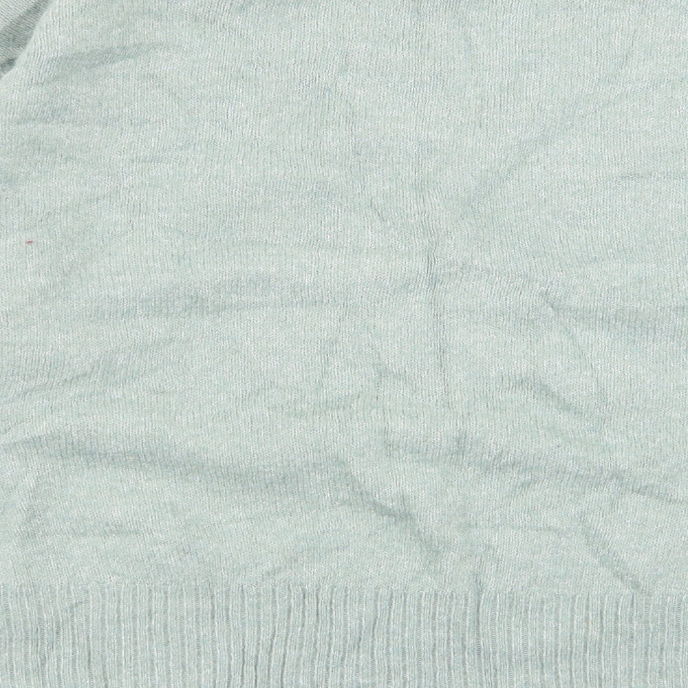 H&M Womens Green Pullover Jumper Size S
