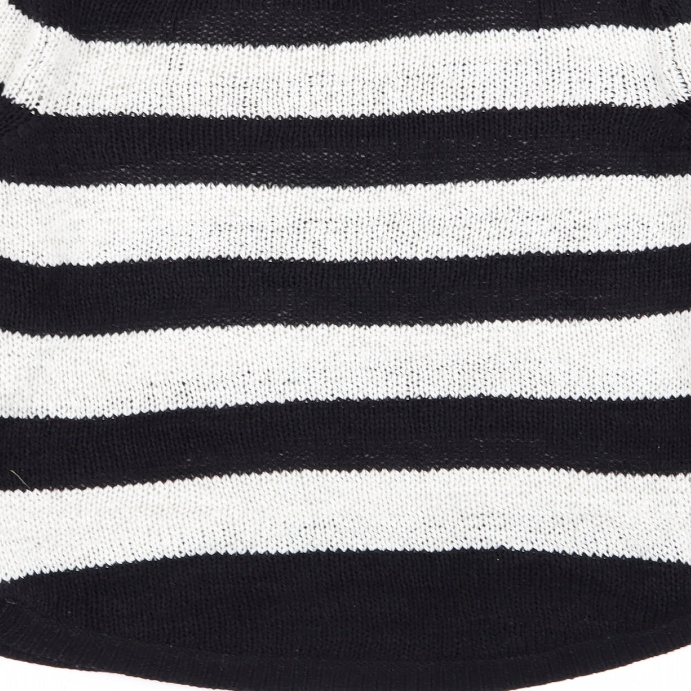 Wallis Womens Multicoloured Striped Pullover Jumper Size S