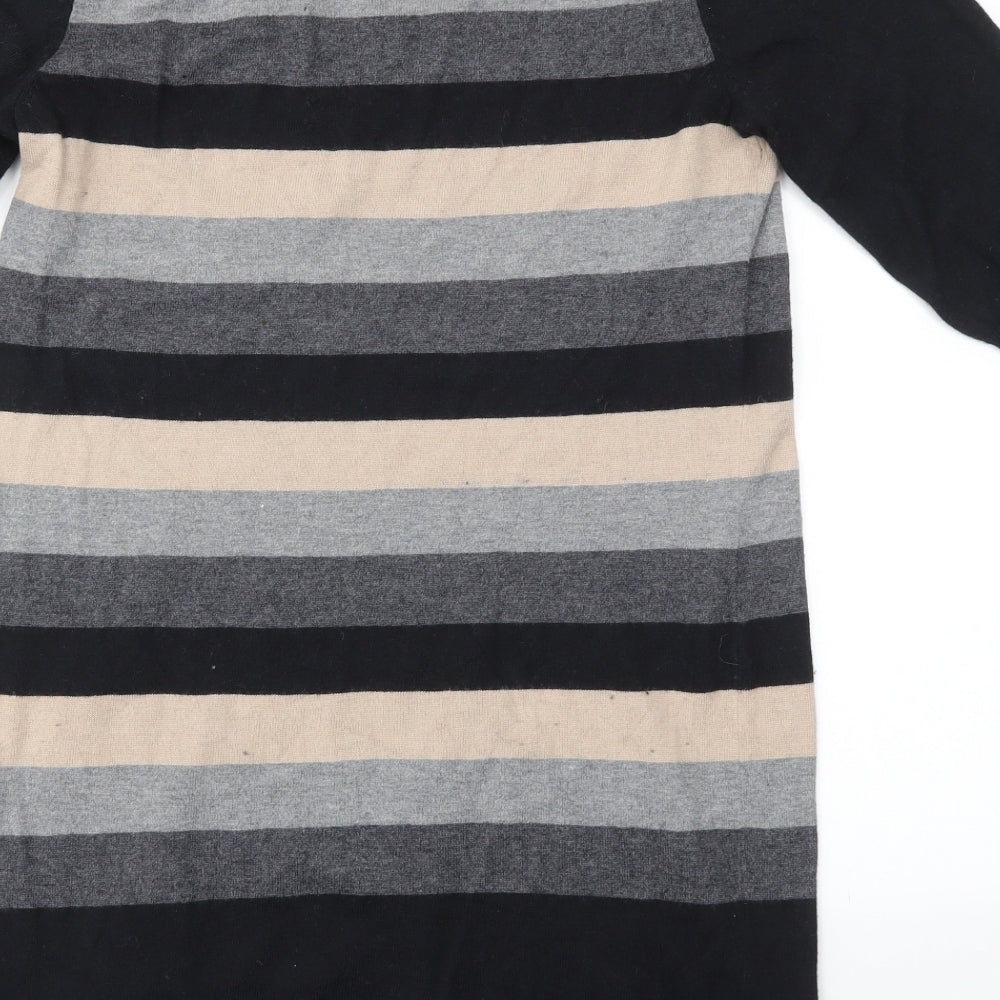 Marks & Spencer Womens Multicoloured Striped Fit & Flare Size 16