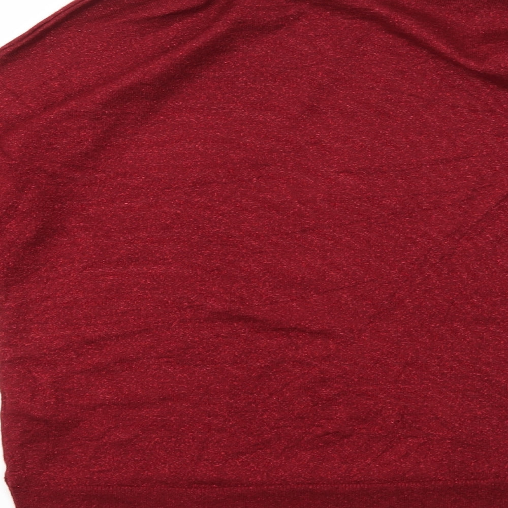 F&F Womens Purple Basic T-Shirt Size 8