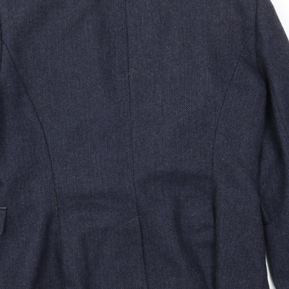 George Womens Blue Jacket Blazer Size 12